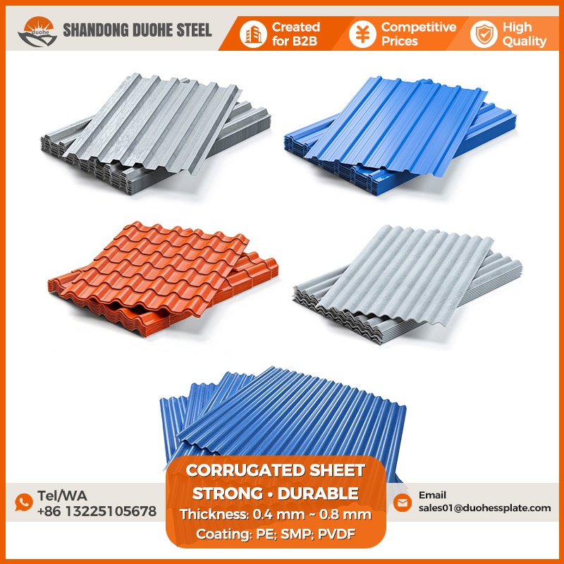 Color-Coated Corrugated Sheet